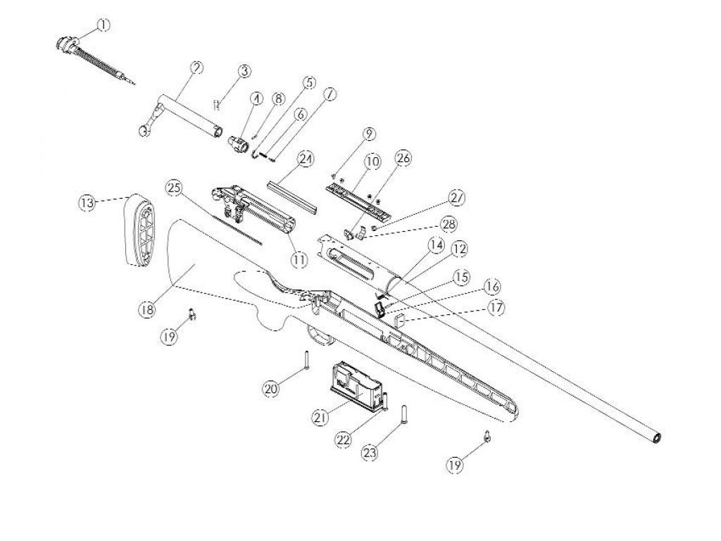 Remington 700 чертежи