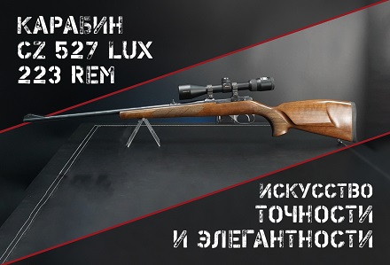 Карабин CZ 527 Lux 223Rem: хоть на кабана, хоть на тетерева?