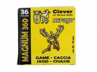 Патрон 20x76 № 0 36 гр Magnum Clever (в пачке 25 штук, цена 1 патрона) упаковка