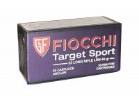 Патрон 5,6 (.22 LR) Target Sport LRN 2,59 Fiocchi (в пачке 50 штук, цена 1 патрона)