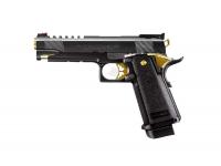 Пистолет WE-H018WETA2-BKGD Colt M1911 HI-CAPA 6 Black Gold (с возможностью использовать СО2)