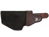 Кобура Holster поясная для ПМ, модель F (коричневый, кожа) вид сбоку