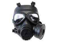 Защитная маска-противогаз Anbison Sports AS-MS0012B M04 на все лицо с вентиляцией (черная)