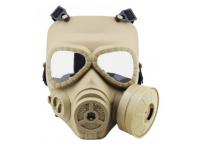 Защитная маска-противогаз Anbison Sports AS-MS0012T M04 на все лицо с вентиляцией (Tan)