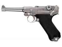 Пистолет WE-P004 Luger P08 ствол 4 дюйма Silver