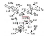Деталь УСМ для WE Glock 17 (Part 19) на схеме