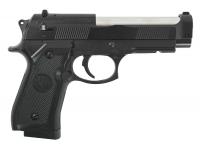 Пистолет Shantou C.19 Beretta 92 пружинный 6 мм вид сбоку