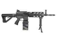 Страйкбольная модель пулемета GG CM16 LMG Stealth EGC-16P-LMG-SNB-NCM 130-140 Black - вид справа