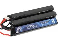 АКБ BlueMax 11.1V Lipo 3000 mAh 20C трехлепестковый 17х19х130 мм вид №3