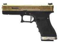 Пистолет WE-G001WET-TG Glock-17 G-Force Titanium Gold Version