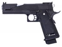 Пистолет WE-H005A Colt M1911 Hi-Capa Dragon 5.1 (металл, длинная рамка, компенсатор) Black