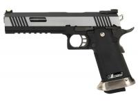 Пистолет WE-H018WETB2-2TSV Colt M1911 Hi-Capa 6 (металл, длинная рамка) Two Tone Silver