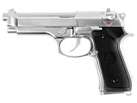 Пистолет WE-M002 Beretta M92F (металл, хром) Silver