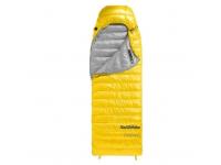 Спальный мешок Naturehike CWZ400 NH19W400-Z (с пуховым конвертом, размер M, желтый)