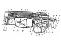 Винт скобы задний для ТОЗ-106 на схеме