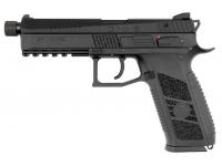 Пистолет KJW P-09.GAS TBC CZ P-09 Black GBB (металл, удлиненный ствол, резьба)