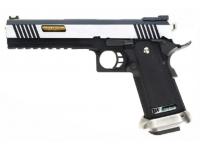 Пистолет WE-H018WETA2-BKSV Colt M1911 Hi-Capa 6 (металл, длинная рамка, компенсатор, RIS)