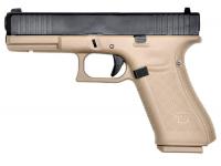 Пистолет WE-G001FVB-BK Glock-17 Gen.5 F Version (металлический слайд, сменные накладки, Tan-Black)