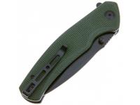 Нож Sencut Slashkin D2 Black Handle Green Canvas Micarta, вид 2