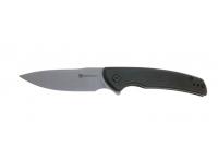 Нож Sencut Tynan 10Cr15CoMoV Gray Handle Stainless Black