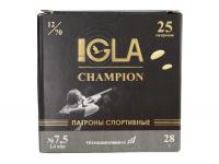 Патрон 12x70 Igla Champion № 7,5 28 гр спортивный Технодинамика (в пачке 25 штук, цена 1 патрона) упаковка