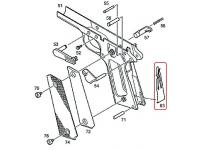 Пружина шептала для KJW 1911 (Colt M1911A1) Part 63 на схеме