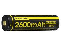 Аккумуляторная батарея Nitecore NL1826R USB тип 18650 3,6 V 2600 mAh