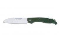 Нож Ontario Camp Plus Santoku (рукоять зеленый нейлон, клинок satin)