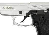 (УЦЕНКА) Оружие списанное охолощенное Retay Beretta 84FS 9 мм P.A.K (хром, RFSiA 1911119639) корпус