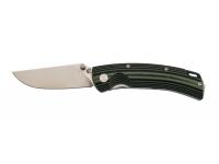 Нож Мастерская Семина Аляска (сталь AUS-10, рукоять G10, черно-зеленый)