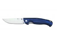 Нож Мастерская Семина Сибиряк (сталь AUS-10, рукоять G10, черно-синий)