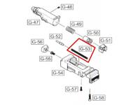 Пружина газовой камеры для WE Glock 17 (Part 53) на схеме