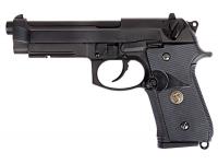 Пистолет WE-M008-CO2 Beretta M9A1 CO2 (черный, металл, рельса)