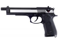 Пистолет WE-M007A-CO2 Beretta M92F СО2 (двухцветная, черная рукоять, металл)