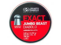 Пули пневматические JSB Diabolo Jumbo Exact Beast 5,5 мм 2,2 гр (150 штук)