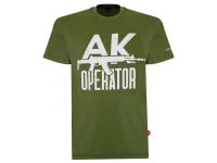 Футболка Калашников с принтом АК Operator Gen2 Коллекция 2023 (олива, размер L)