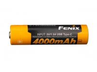 Аккумулятор Fenix 18650 ARB-L18-4000U (с разъемом для USB)