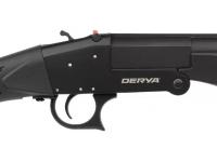 Ружье Derya Single SS-TRI Combo 12x76 L=560 (черный пластик, дополнительные стволы 20x76 и 410x76, набор чоков) - ствольная коробка