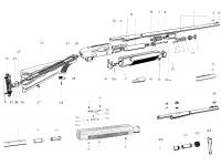 Фиксирующий болт штока приклада Beretta A301